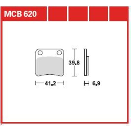 Remblokset TRW MCB620