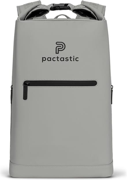 Pactastic Daypack Rugzak met laptopvak Urban Collection Rolltop Backpack 50 cm 27L Grey Grijs