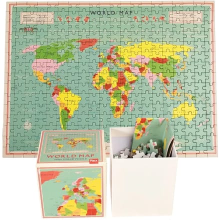 Puzzel 300 stukjes Rex London World Map