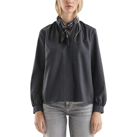 s.Oliver -qs Blouses Black Größe: 38 | Longsleeves Outlet | Damen | Schwarz
