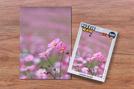 Puzzel Bloemen - Buiten - Roze - Legpuzzel - Puzzel 500 stukjes