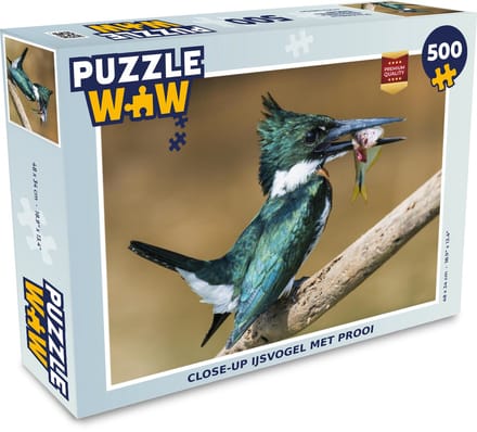 Puzzel Vogel - Vis - Tak - Legpuzzel - Puzzel 500 stukjes