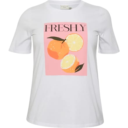 Dames-T-shirt KAFFE Curve Normi