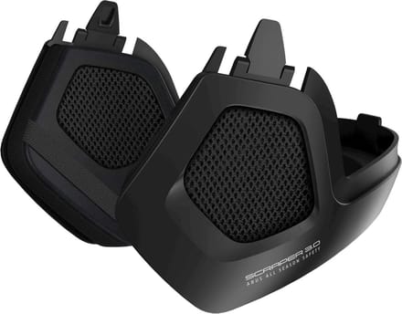 ABUS Accessoires voor helmen - Winter Kit velvet black SCRAPER 3.0 L