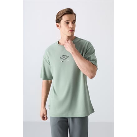 Oversized Katoenmix Logo T-Shirt