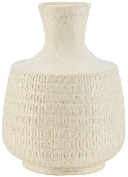 Aardewerk vaas souk beige