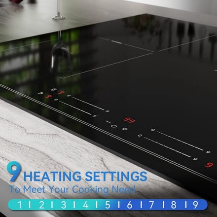 Inbouw Inductie Kookplaat 2 Zones (30cm) met 3500W Boost & Timer | Veilig & Krachtig