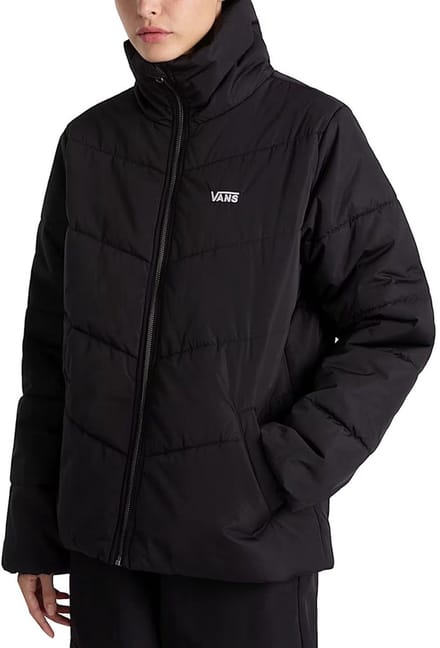 Polyester Bomber Jacket with Zip Fastening and Visible Logo Wo -