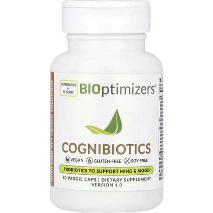 BIOptimizers, Cognibiotics, 60 Plantaardige Capsules