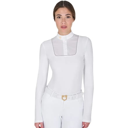 Wedstrijdrij polo met lange mouwen voor dames Equestro