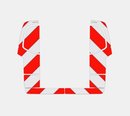 Chevron Mercedes Vito 2018 Klasse 2 | Avery Dennison Achterkant