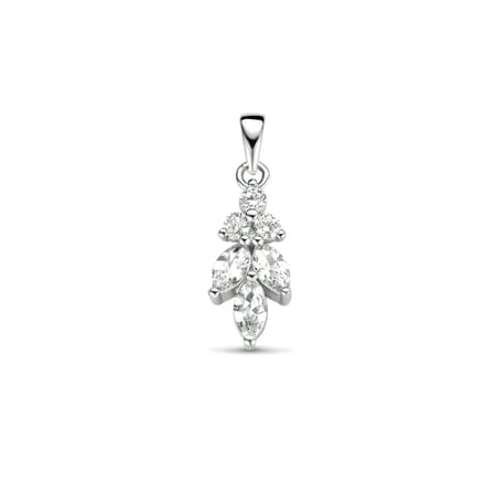 hanger zirkonia zilver gerhodineerd