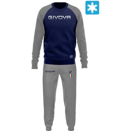 Givova Italia 104 Trainingspak Blauw,Grijs L Man