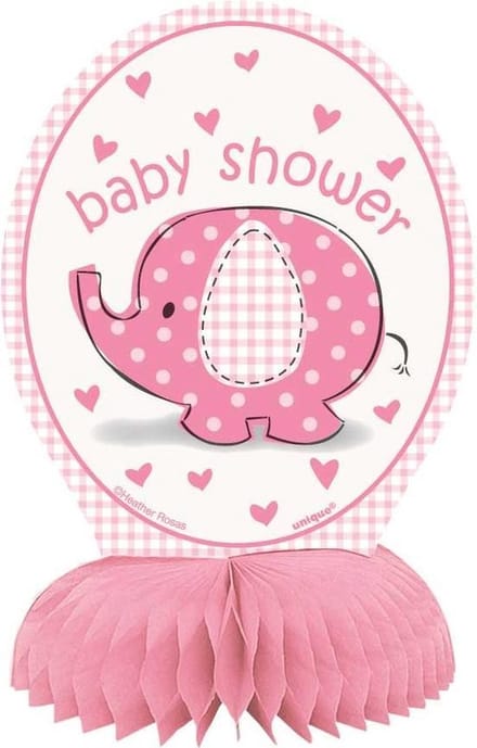 Unique Honeycomb Umbrellaphant 15 Cm 4 Stuks Roze