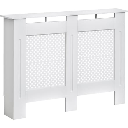 Homcom elegante en moderne houten radiatorafdekking 111,5 x 19 x 82 cm