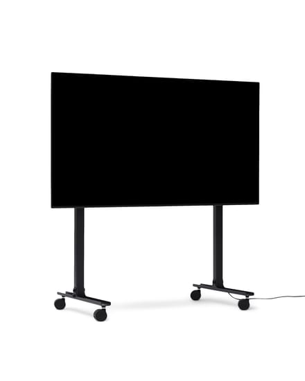 Pedestal Straight Rollin' TV-standaard - charcoal