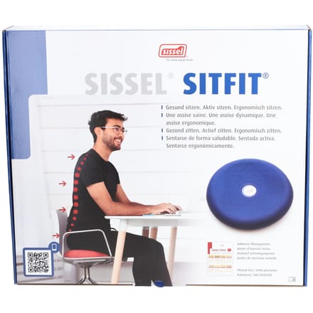 Sissel Sitfit 36 cm - Blauw | Wiebelkussen | Comfortabel | Ergonomisch