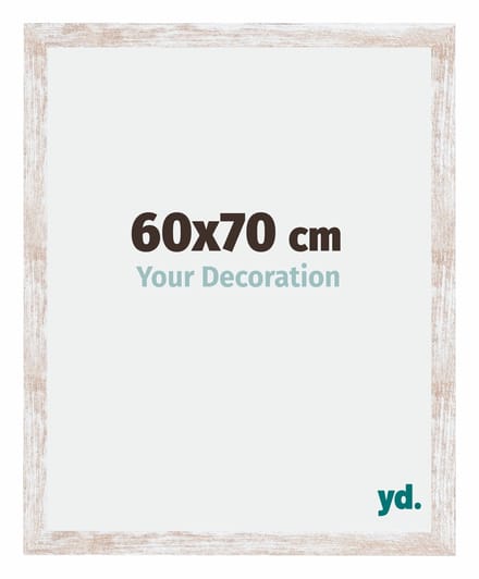 Your Decoration - Fotolijst 60x70 cm - MDF - White Wash - Catania