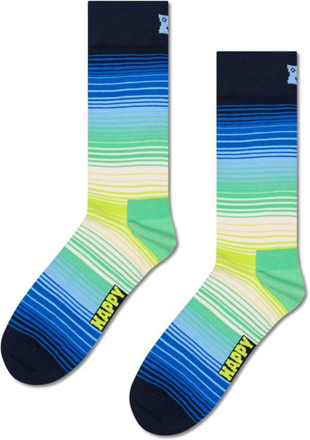 Happy Socks Gradient Stripe Sock - unisex sokken - navy - Unisex - Maat: 41 - 46