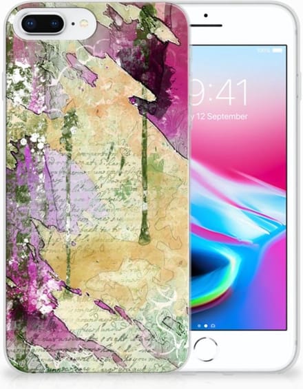 Back Cover voor Hoesje maken Apple iPhone 7 Plus | 8 Plus Letter Painting