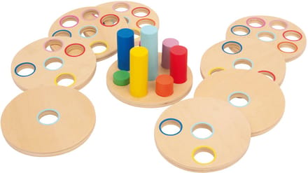 Small Foot - Houten Stapelspel Logisteck Educatief, 9dlg.