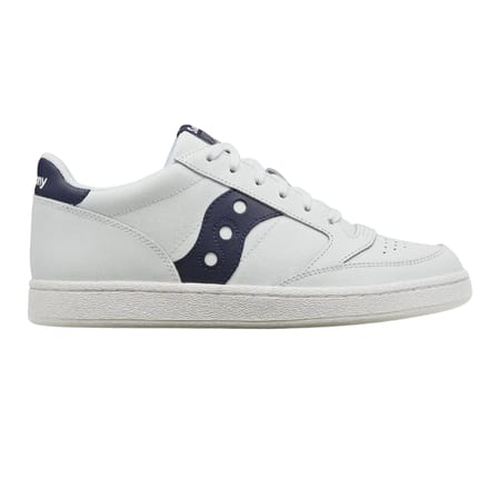 Saucony Dames/Dames Jazz Leren Cupsole Trainers (Wit, Marine)