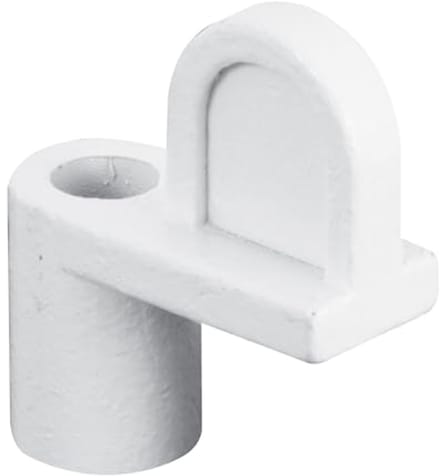 Raamafdekclips voor venster - 5/16" - Wit - Pack van 8
