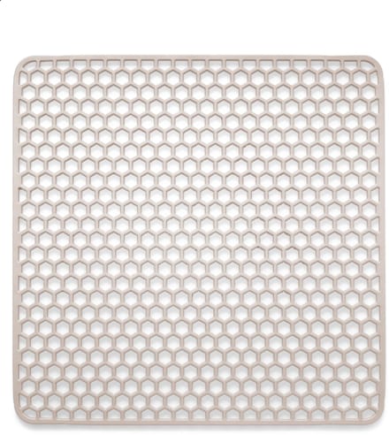 Bodo® Gootsteenmat - Vierkant - Onderzetter - Beige - 34.5 x 34.5 cm