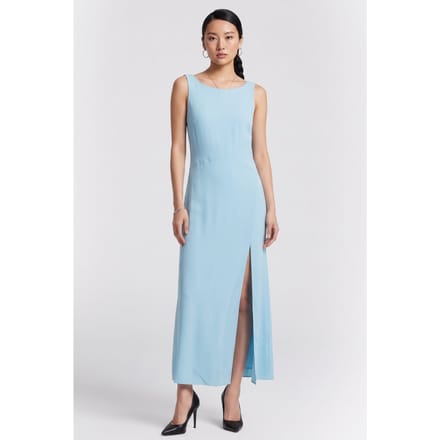 ARKET Gioia Evening Dress Turquoise Maat: 40 | Maxi Jurken Outlet | Dames | Blauw