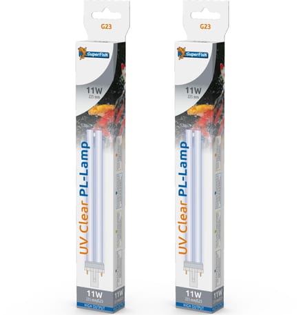 Superfish UV PL 11 Watt vervangingslamp 2 stuks