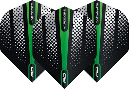 Red Dragon Hardcore Radical Green Flash - Dart Flights