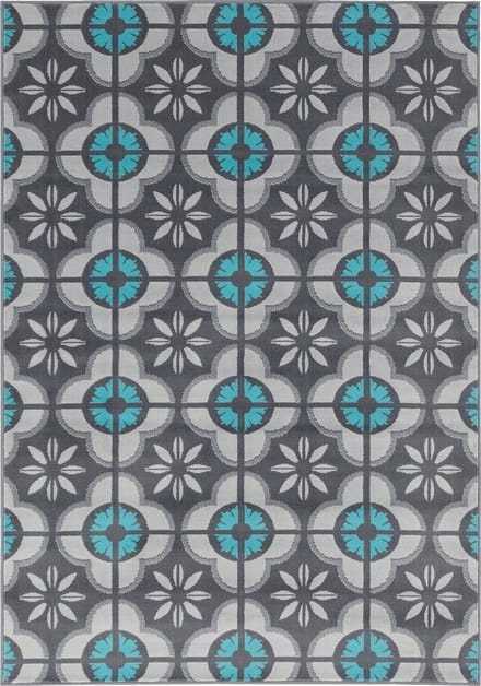 Pergamon Vloerkleed Designer Samba Moderne Tegellook
