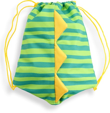 Denokids CFF-26Y1-137 Green Boys Beach Backpack Bag Crocodile Pattern STD