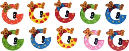 Kleine beren plakletter G (5cm)