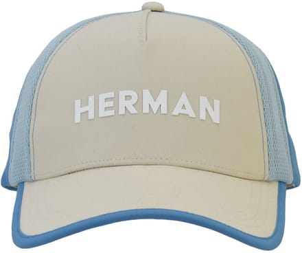 Casquette de baseball Herman tricolore avec maille flexible, broderie et silicone sur le devant