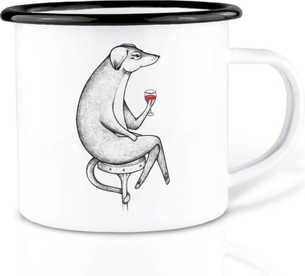 Ligarti Handgemaakte emaille mok Jacques 300ml