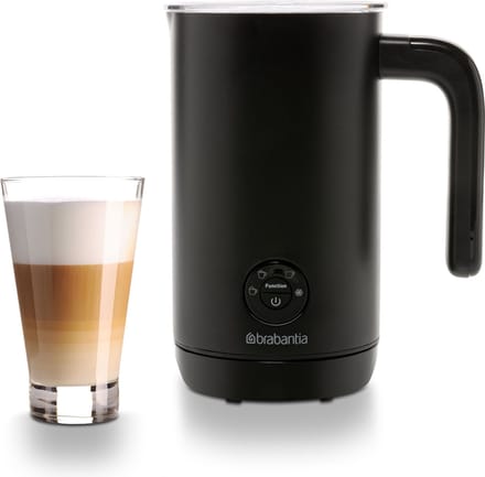 Brabantia Elektrische Melkopschuimer - 4-in-1 - Warm en Koud Opschuimen - BBEK1047