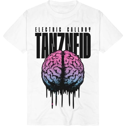 Electric Callboy TANZNEID Melting Brain Heren T-shirt - wit - 3XL