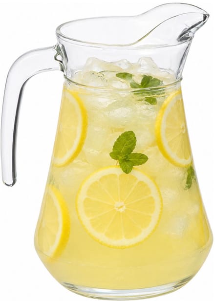Alessandro Waterkan - 1.50 Liter - glas - schenkkan - waterkaraf - Limonadekan - transparante karaf
