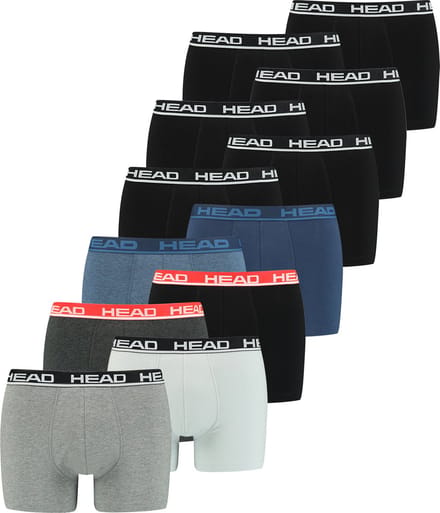 BOXERS Set van 12 stuks Head Basic Boxerbroek voor heren, shorts, ondergoed, ondergoed