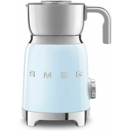 SMEG MFF11PBEU Melkopschuimer - Inductie - 500W - 6 Programma's - Warme & Koude Melkschuim - RVS Kan - '50s Style - Pastelblauw