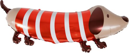 Folat - Folieballon teckel - 88 x 35 cm
