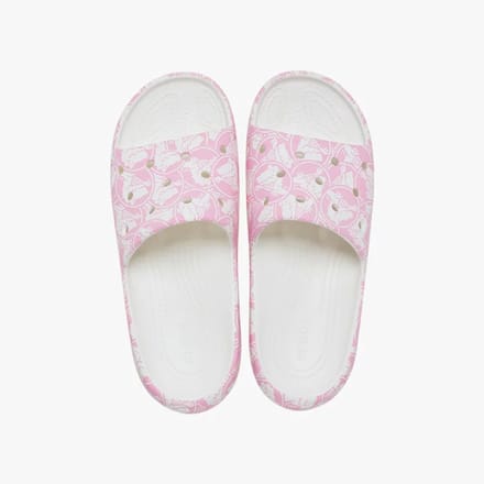 Crocs Classic Duke Print Slide v2 Roze Maat 38/39 US M6/W8