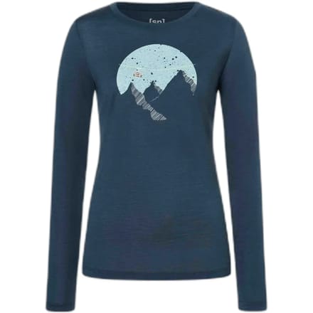 Dames-T-shirt met lange mouwen super.natural Gondola