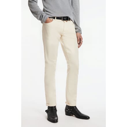 John Varvatos J704 - Taper Fit White Größe: 28 | Slim Jeans Outlet | Herren | Weiß