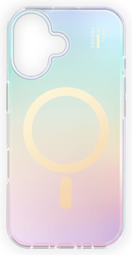 iDeal of Sweden Clear Case Mid MagSafe geschikt voor Apple iPhone 16 Shimmer