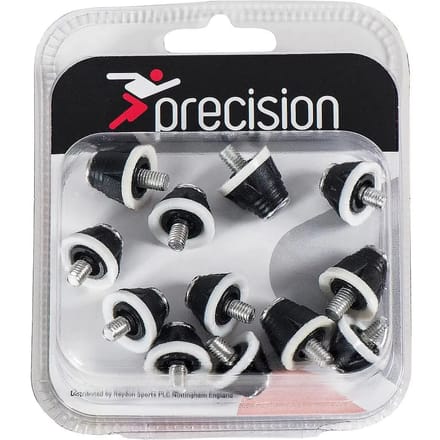Precision Voetbalnoppen Premier Pro 14 Mm Alu Zwart/wit 12 Stuks