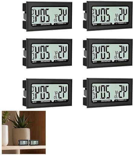 Digitale Hygrometer - Wit - Compact - Nauwkeurige Temperatuur- en Vochtigheidsmeter - Voor Thuis en Kantoor