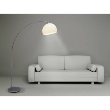 Brilliant Vessa 92940/75 Staande lamp LED E27 60 W Chroom, Wit