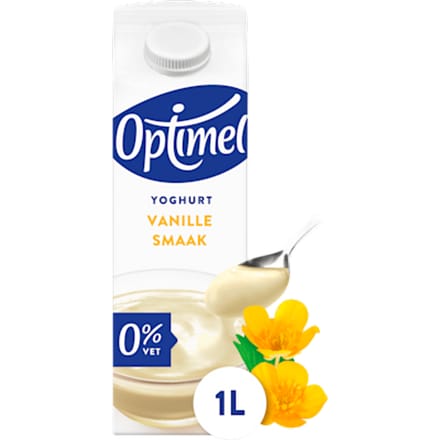 Yoghurt vanille 0% vet